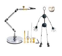 AISINILALAO 15cm, Kit d'animation en Stop Motion 8CM-20CM Figurine en métal, Bras articulé en Acier Inoxydable, Supporte Les mouvements de Vos Figurines avec des connecteurs