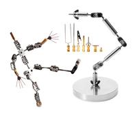 AISINILALAO 15cm, Kit d'armature pour Animation en Stop Motion - Armature de rig pour Stop Motion avec 6 connecteurs, Support de Tournage Professionnel pour Animation en Stop Motion