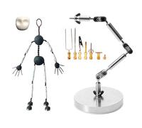 AISINILALAO 15cm, Kits d'armature pour Animation en Volume avec 6 connecteurs, Comprenant Un Dispositif de rembobinage et Un kit d'armature pour Animation en pâte à Modeler