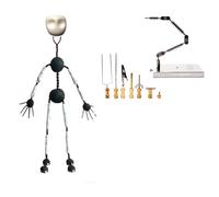 AISINILALAO 16cm,Kit d'animation Stop Motion DIY - Stopmotion Rig Système de gréement d'armature avec 5 connecteurs pour animateurs, Kits de Support de Prise de Vue Stop Motion Stand (12CM-20CM)