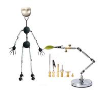 AISINILALAO 16cm,Kit d'armature Stop Motion Studio de Bricolage, Gréement et Enrouleur d'animation Stop Motion, avec Rails verticaux et horizontaux, Kit d'armature Stop Motion pour animateurs