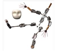 AISINILALAO 16cm,Kits d'armature Stop Motion Bricolage, 12Cm-20Cm marionnettes en métal Figure squelettes en métal pour la création de Personnages/Prêts à l'emploi Kits d'armature de Studio