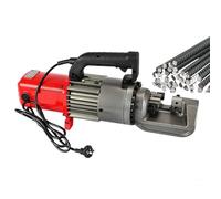 AISINILALAO 1700W Nouvelle Machine Hydraulique De Pliage Et De Coupe De Barres en Acier, Machine À Couper À Froid De Barres en Acier Portative De 4-28Mm, Adaptée Aux Chantiers De Construction