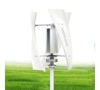 AISINILALAO 220V,Générateur d'éolienne à axe maglev 1600W Éolienne Verticale Éolienne triphasée, kit de générateur d'éolienne 12V 24V 48V (avec contrôleur)