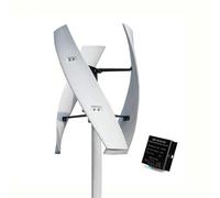 AISINILALAO 220v, Kit de générateur d'éolienne Verticale 10000W avec 3 pales, Faible Vitesse de démarrage, générateur éolien 12v-220V adapté pour système Hybride Solaire-éolien (avec contrôleur)