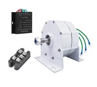 AISINILALAO 220v, Kit d'éolienne avec générateur à Aimant Permanent 8000W, alternateur 12V 24V 48V pour éolienne Verticale ou Horizontale (avec contrôleur)