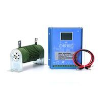 AISINILALAO 220v, Système Hybride Éolien Solaire 12000W avec Contrôleur de Charge MPPT 12V 24V 48V 220V et Résistance de Décharge, Générateur d'Éolienne, Panneau Solaire, Régulateur Automatique