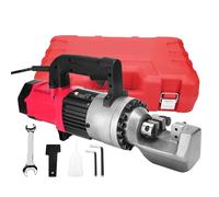 AISINILALAO Cintreuse de Barres d'acier hydraulique Portable, Machine de découpe de Barres d'acier Pliable 950W 220V, Vitesse de Coupe 2,5-3s adaptée à la Coupe de Divers Types d'acier