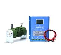 AISINILALAO Contrôleur De Charge Hybride Solaire Éolien avec Écran LCD, 5000 W 12 V 24 V/48 V, Contrôleur Automatique De Batterie Hors Réseau, Accessoires D'énergie Éolienne Solaire,12v