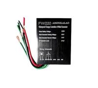 AISINILALAO Contrôleur de Charge MPPT pour Éolienne 12000W 12V 24V Auto 48V Hors-Réseau pour Batterie Lithium, Panneaux Solaires ou Générateur Éolien (Noir),12v