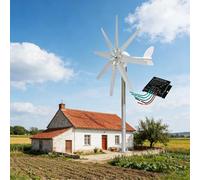 AISINILALAO Générateur d'énergie éolienne Silencieux 2000 W 12/24/48 V