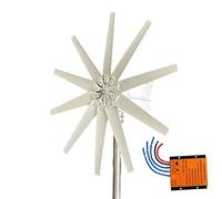AISINILALAO Générateur d'éolienne à axe Vertical 2000W 48V sans Bruit, éolienne à lévitation magnétique 220V avec contrôleur MPPT pour supplémentation énergétique des Maisons,48v