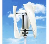 AISINILALAO Générateur d'éolienne de Moulin à Vent d'énergie Gratuite pour Marin, 10000W 12V-220V Éolienne Verticale permanente maglev avec contrôleur adapté à l'extérieur,48V