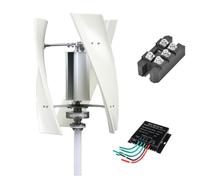 AISINILALAO Générateur d'éolienne Verticale en Spirale de 12000W