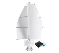 AISINILALAO Générateur éolien spiralé à 2 pales 2000 W 12 V 24 V 48 V, générateur à Aimant Permanent Silencieux avec contrôleur MPPT, pour la Maison, Les Bateaux, l'éclairage Public (220 V),220v