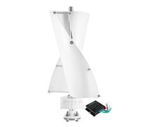 AISINILALAO Kit de turbines de générateur de Vent Vertical 24V 24V 48V Kit de turbines 8000W 2 Lames Spiral Wind Turbines avec contrôleur adapté aux Villages montagneux,48v