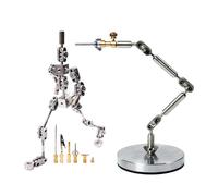 AISINILALAO Kits d'armature en Stop Motion Bricolage, avec Figurine de marionnette en métal de 12 cm-18 cm pour la création de Conception de Personnages, Squelette humanoïde articulé,15cm