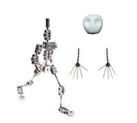 AISINILALAO Kits D'Armature en Stop Motion Bricolage, Squelette De Marionnette en Métal 12CM-20CM, Facile À Assembler, Conception De Personnage Animé, pour L'Animation en Stop Motion,20CM