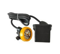 AISINILALAO Lampe Frontale minière Super Lumineuse, Lampe Frontale minière à LED Rechargeable, Lampe à Capuchon antidéflagrante, lumière de Mineur souterraine étanche pour Casque de sécurité