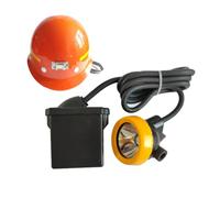 AISINILALAO Lumière Minière De Sécurité, 8000Mah Super Lumineuse Lampe De Mineur LED Imperméable Tête Torche Torche À L'épreuve D'explosion Chapeau Dur Capuchon Phare Camping Randonnée Phare Minière