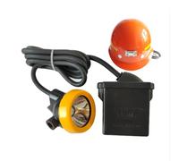 AISINILALAO Rechargeable KL8M LED Miner Lampe Frontale Casque De Sécurité Casquette Lampe Minière Phare Anti-Explosion Mines De Charbon Casque De Protection Projecteur pour Camping Randonnée