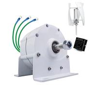 AISINILALAO Turbine à Aimant Permanent sans engrenage Turbine à Basse Vitesse 12000W 12V 24V 48V 220V Énergie Libre AC Alternateur pour la Conservation de l'eau et l'énergie éolienne,12v