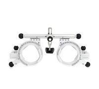 AISITESY Cadre de lentille d'essai réglable Optométrique universel 50 g Ultraléger Lentille de test optique en titane (Noir)