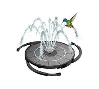 AISITIN Fontaine Solaire Exterieure de Jardin Améliorée,avec Divers Effets de Pulvérisation,pour Jardin,Bain D'oiseaux,DIY Paysage