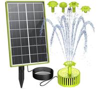 AISITIN Fontaine Solaire Exterieure de Jardin Vert Clair, 3,5W Pompe Solaire,avec 3m-Câble, Pompe Eau Solaire pour Jardin, étang