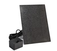 AISITIN Fontaine solaire pour extérieur, 4 W, avec différents effets de pulvérisation, pompe de bassin solaire avec câble, fontaine solaire pour extérieur, jardin, étang, jeu d'eau DIY