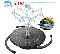 Aisitin-Pompe De Fontaine Solaire,3.5w,62,6 Buses,Bain D'oiseaux Solaire,Fontaine Flottante Pour Jardin