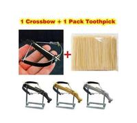 Aisiting Toothpick Mini Crossbow Bow Cross Arrow Bow Toy