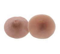 Aislor 1 Paire Mamelon Tetons Crossdresser en Silicone Réalité Poitrine pour Travestis Crossdresser Faux Seins Accessoires Réalistes Mastectomie D'inserts Rose foncé Taille Unique