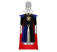 Aislor Déguisement de Chevalier Dragon pour Enfants Garçon - Pour Halloween Fêtes et Jeux de Rôle Bleu royal 11-12 ans
