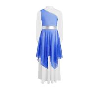 Aislor Enfant Leotard Ballet Danse Contemporaine Fille Justaucorps Danse Liturgique De Louange Robe Soirée Cocktail Bicolore Couleur De Choc