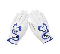 Aislor Gants De Golf Adolescents en PU Premium, Respirants Et Confortables, sans Chaleur Excessive, Motifs Cartoonesques, Fermeture pour Gauche Et Droite Bleu 8-10 Ans