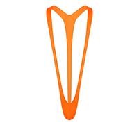 Aislor Homme Body String V String Maillots de Bain Rashguards Manikini Lingerie sous-vêtements Bikini T-Back Thong Tanga Halloween Pyjamas Orange Taille Unique