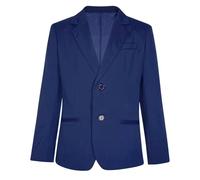 Aislor Manteau Smoking Gentleman Enfant Vestes Costume d'honneur Mariage Garçon Veston Veste Cérémonie Anniversaire Photographie 3-16 Ans Bleu Marine 9-10 Ans