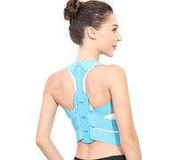 AISNXOQI Brace Support Courteille réglable Posture arrière Correcteur Clicule Spine Back Back épaule Correction de posture lombaire (couleur: bleu, taille: moyen) outils