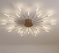 AISNXOQI CHDELIER LED pour Le Salon Chambre à Coucher Maison chdelier Moderne Plafond de Plafond chdelier Lampe de Lampe décoration chdelier, Or, 20light