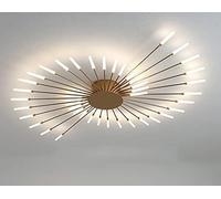 AISNXOQI CHDELIER LED pour Le Salon Chambre à Coucher Maison chdelier Moderne Plafond de Plafond chdelier Lampe de Lampe décoration chdelier, Or, 28light