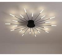 AISNXOQI CHDELIER LED pour Le Salon Chambre à Coucher Maison chdelier Moderne Plafond de Plafond chdelier Lampe de Lampe décoration chdelier, Noir, 20light
