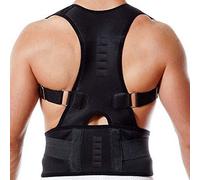 AISNXOQI Correcteur de Posture Corps Spinal Body Shaper Power Power Magnetic Correction Correction Band pour Adulte Spine Adjustable Sports Support Trainer avec Une Bande d'étirement de résistance de