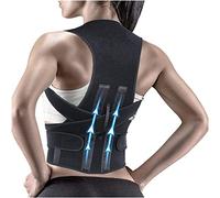 AISNXOQI Correcteur de posture Straight Back Posture Adjustable Attaches confortable Laideur pour le cou Soulagement du cou Amélioration de la forme (couleur: B, taille: moyenne) outils