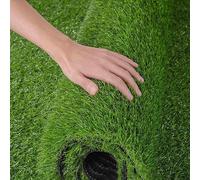 AISNXOQI Grass artificiels épais graminées artificielles 2 cm Hauteur de tas de tas Verts Verts de pelouse Artificielle Douce pour Les Chiens de Jardin intérieurs et extérieurs