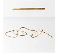 AISNXOQI Lampe à LED, Luxe léger - Barre de Restauration Bar de personnalité Minimaliste Lampes d'art éclairage du Plafond Lustre