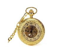 AISNXOQI Montres de Poche à échelle, Montre de Poche rétro, Montre mécanique entièrement Automatique, adaptée à l'anniversaire, à la fête des pères