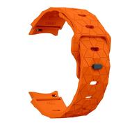 AISNXOQI Pas de bandes en silicone pour Samsung Galaxy Watch 7 6 4 5 44 mm 40mm / Fe / 5 Pro 20 mm Bracelet de football Watch6 Classic 43 mm 47 mm STRAP