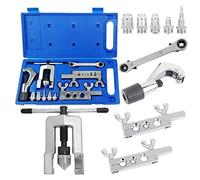 Aisny 10pcs Appareil à Border Conduites Frein, Jeu Coupe Tubes Appareil Border Conduites Climatisation Outil Border Conduites Clé Cliquet pour Cuivre Plastique Aluminium Tuyaux Outillage Automobile