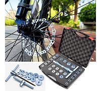 Aisny Ensembles D'outils de Roulement de Vélo, Kit de Presse de Roulement de Vélo Outil D'installation de Moyeu de Roulement D'essieu BB Outil D'installation de Roulement de Moyeu de Roulement